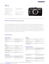 Olympus TG-3 Specifications