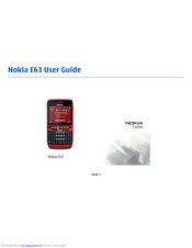 Nokia E63 User Manual