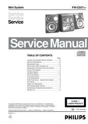 Philips FW-C557/37 Service Manual