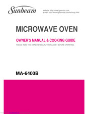 Sunbeam MA-6400B Owner's Manual And Cooking Manual