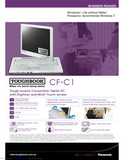 Panasonic Toughbook CF-C1 Specifications