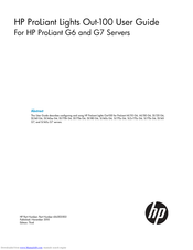 HP ProLiant Lights-Out 100 User Manual