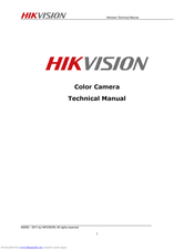 HIKVISION DS-2CC1172P Technical Manual