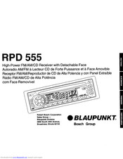 Blaupunkt RPD 555 Manual