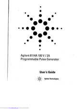 Agilent Technologies 8114A User Manual