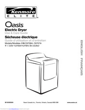 Kenmore Oasis 110.C6707 Series Use & Care Manual