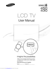Samsung LN26D450G1D User Manual