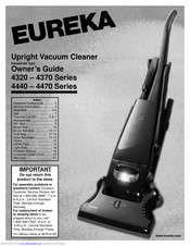 Eureka 4440 series Owner's Manual