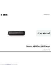 D-Link dlinkgo GO-USB-N150 User Manual