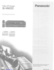Panasonic SLVM525 - VID.CD.CHNG Operating Instructions Manual