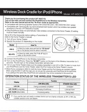 Samsung HT-WDC10 User Manual