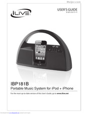 iLive IBP181B User Manual