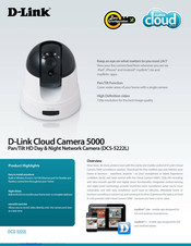 D-Link Cloud Camera 5000 Brochure & Specs