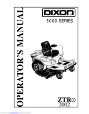 Dixon ZTR 5020 Operator's Manual