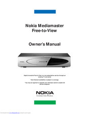 Nokia MEDIAMASTER 9850 T Owner's Manual