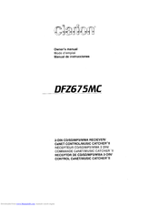 Clarion DFZ675MC Owner's Manual