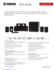Yamaha HTR-6230BL Specifications