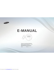 Samsung LED 6 series E-Manual