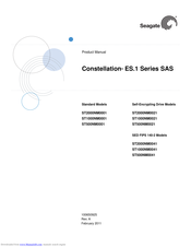 Seagate Constellation ES.1 ST2000NM0021 Product Manual