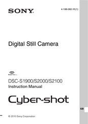 Sony Cyber-shot DSC-S1900 Instruction Manual