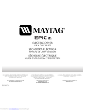 Maytag Epic Z Use & Care Manual