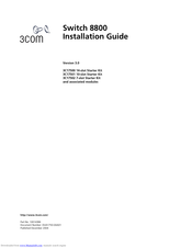 3Com 8800 SERIES Installation Manual
