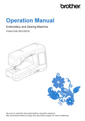 Brother 882-C40 Operational Manual