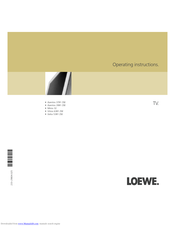 Loewe TV Aventos 3781 ZW Operating Instructions Manual