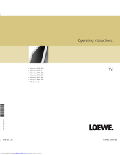 Loewe TV Aventos 3770 ZW Operating Instructions Manual