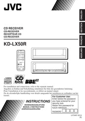 JVC KD-LX50R Instructions Manual