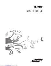 Samsung GT-E2152 User Manual