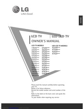 LG 19LU5*** series Owner's Manual