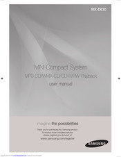 Samsung MX-D630 User Manual