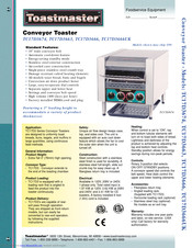Toastmaster TC17D3674 Specifications