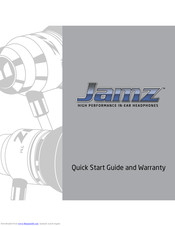 Monster Jamz Quick Start Manual And Warranty