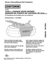 Craftsman 139.53997D Owner's Manual