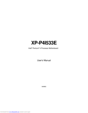 Intel XP-P41533E User Manual