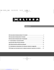 Melissa 630-011 Instruction Manual