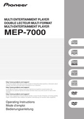 Pioneer MEP-7000 Operating Instructions Manual