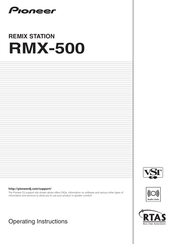 Pioneer RMX-500 Operating Instructions Manual