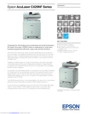 Epson AcuLaser CX29DNF Specifications