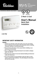 Robertshaw 9515 User Manual