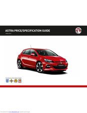 Vauxhall ASTRA SRi Specification Sheet
