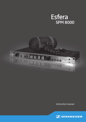 Sennheiser Esfera SPM8000 Instruction Manual