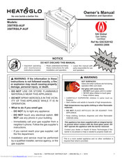 Hearth and Home Technologies 350TRSILP-AUF Owner's Manual