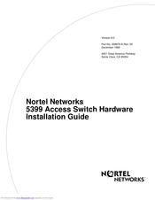 Nortel 5399 Hardware Installation Manual