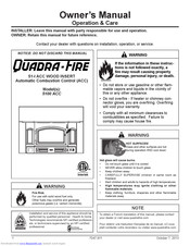 Quadra-Fire 5100 ACC Owner's Manual