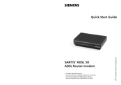 Siemens Santis ADSL 50 Quick Start Manual