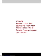 Toshiba PORTEGE T130D User Manual