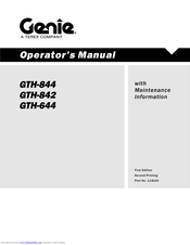 Genie GTH-644 Operator's Manual